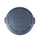 Rubbermaid Commercial Flat Top Lid for 20 gal Round BRUTE Containers, 19.88" diameter, Gray FG261960GRAY - alternate 1